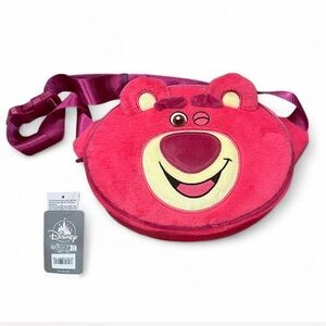 Disney Pink Lotso Bear Plush Bag